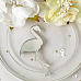 Акриловое украшение "Зеркальное. Фламинго", цвет серебро (LeoMammy)