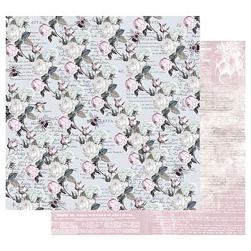 Бумага с фольгированием "Poetic rose. Buzz words" (Prima Marketing)