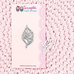Нож "Листочек", 2,7х5 см (Scrapiki)