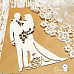 Чипборд "Жених и невеста", 8,5х10,5 см (LeoMammy)