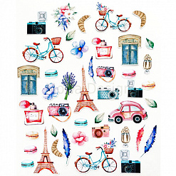 Набор вырубок "Однажды в Париже" (MonaDesign)