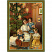 Тканевая карточка "В лучших традициях Рождества. Матушка с девочками" (ScrapMania)