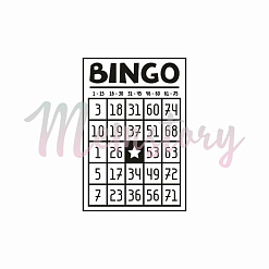 Штамп "Bingo", 4х2,5 см (Memstory)
