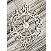 Чипборд "Хрустальная. Ажурная рамка. Часы", 8х11 см (PaperBlonde)