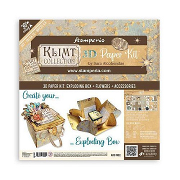 Набор для создания Pop-up конструкции "Klimt" (Stamperia)