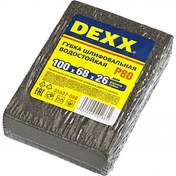 Губка шлифовальная "Dexx", крупная зернистость