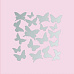 Термотрансферная наклейка "Бабочки", 20 шт (Scrapmama)