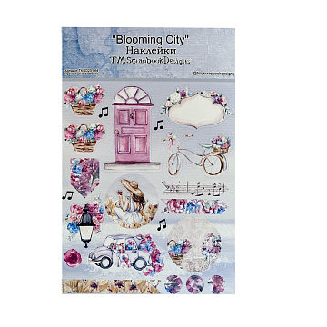 Набор наклеек "Blooming City" (ScrapbookDesigns)