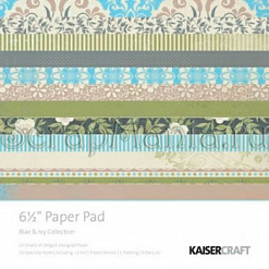 Набор бумаги 16,5х16,5 см "Blae & Ivy. Манящий лес", 34 листа (Kaiser)