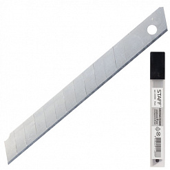 Набор сменных лезвий для канцелярского ножа, ширина 9 мм, 10 шт (STAFF)