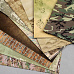 Набор бумаги 20х20 см "Military style", 10 листов (Фабрика Декору)