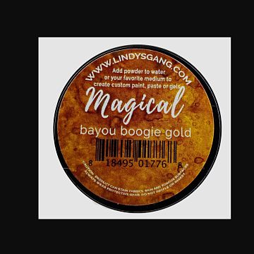 Сухая краска сияющая "Bayou Boogie Gold Shimmer" (Lindy's)