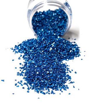 Топпинг "Микроблестки. Glamour Sparkles. Синий", 40 гр (Stamperia)