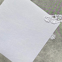 Дизайнерская бумага 30х30 см Twist White
