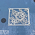 Чипборд "Шестеренки в рамке 2116", 7,7х8,6 см (Fantasy)