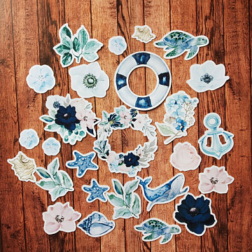 Набор вырубок "Marine bloom" (Summer Studio)