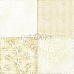 Набор бумаги 15х15 см "White beige mood", 24 листа (CraftO'clock)