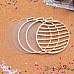 Шейкер "Фономикс. Новогодний. Елочный шар в полоску большой", 9,1х9,7 см (ScrapMania)