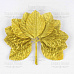 Набор листьев "Золотой", 12 шт (Фабрика Декору)