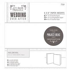 Набор заготовок для открыток "Wedding Ever After", 25 шт (DoCrafts)