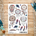 Набор наклеек А6 "Танцы ветра. Ловец снов" (ScrapMania)