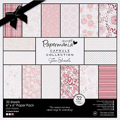 Набор бумаги 15х15 см "Parkstone pink. Очарование розового", 32 листа (DoCrafts)