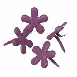 Набор брадсов "Цветок", цвет пурпурный (Rayher)