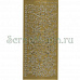 Контурные наклейки "Снежинки", лист 10x24,5 см, цвет золото