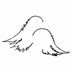 Набор штампов "Крылья малые 3" (Скрапклуб)