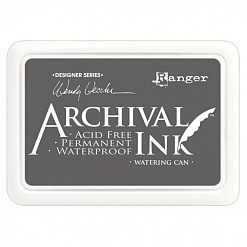 Водостойкая перманентная подушечка Archival Ink Watering gan Лейка (Ranger)