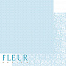 Бумага "Шебби Шик Базовая 2.0. Небесный голубой" (Fleur-design)