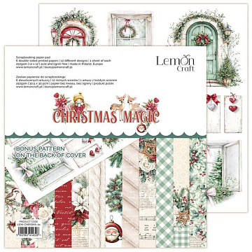 Набор бумаги 30х30 см "Christmas Magic", 6 листов (Lemon Craft)