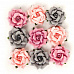 Набор объемных цветочков "Rose Quartz. Thassos" (Prima Marketing)