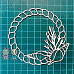 Чипборд "Рамка. Море", 8,5х9 см (Scrapiki)