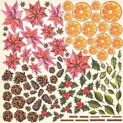 Бумага "Botany winter. Картинки" (Фабрика Декору)