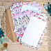 Набор листов А6 в конверте "Розовые фиалки. Журналинг", 12 листов (ScrapMania)