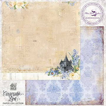 Бумага "Courtship lane. West plaza" (Blue Fern)