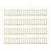 Набор пружин для брошюровщика, цвет золотой, диаметр 1,9 см, 4 шт (We R Memory Keepers)
