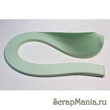 Полоски для квиллинга 3 мм, зеленый светлый (QuillingShop)
