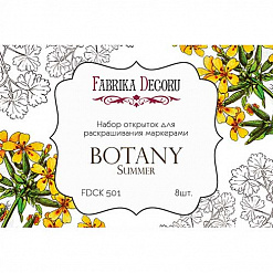 Набор карточек "Botany summer" (Фабрика Декору)