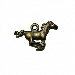 Подвеска металлическая "Лошадь", цвет бронзовый (ScrapBerry's)