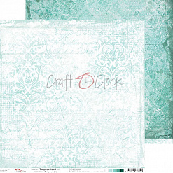 Бумага 30х30 см "Turquoise mood 01" (CraftO'clock)