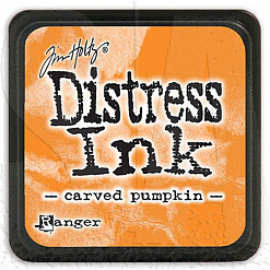 Штемпельная подушечка мини Distress Ink "Carved Pumpkin" (Ranger)