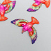 Акриловое украшение "Птица розово-оранжевая" (АртУзор)