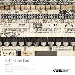 Набор бумаги 16,5х16,5 см "Art of Life", 40 листов (Kaiser)