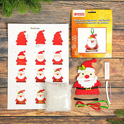 Набор для создания новогодней игрушки "Дед Мороз, красный нос"  (Школа Талантов)