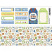 Лист с картинками 10х30 см "Роботы. Надписи 4" (ScrapMania)