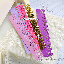 Нож "Русские сказки. Фигурный край. Кружевной", 15,7х2,4 см (ScrapMania)
