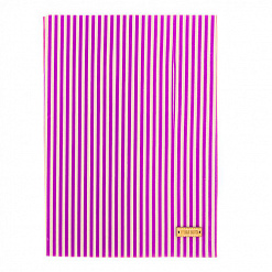 Набор отрезов ткани на клеевой основе А4 "Фиолетовые полоски" (АртУзор)