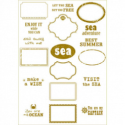 Лист веллума А4 "Sea adventure. Frames" (Bee Shabby)
